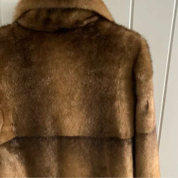 Vintage Marvin Richards New York Faux Fur Coat Size M - Picture 4 of 9